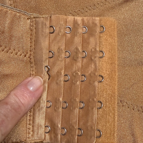 Windsor Sparkle and Shine Rose Gold  rhinestone Bustier Top strapless SZ M bling - Picture 5 of 8